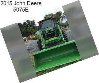 2015 John Deere 5075E