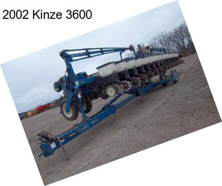 2002 Kinze 3600