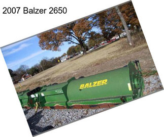 2007 Balzer 2650