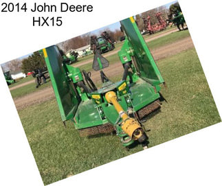 2014 John Deere HX15
