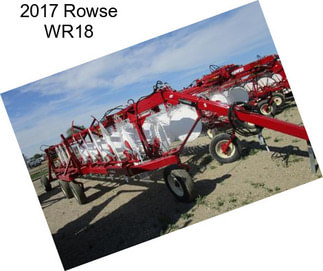 2017 Rowse WR18