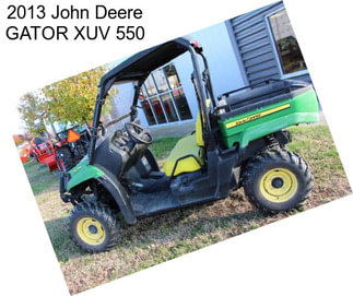 2013 John Deere GATOR XUV 550