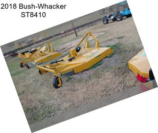 2018 Bush-Whacker ST8410