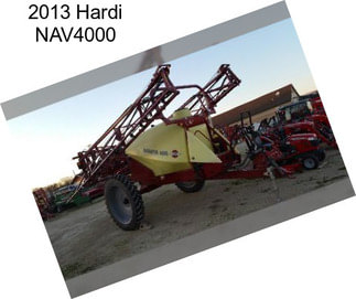 2013 Hardi NAV4000