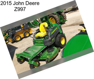 2015 John Deere Z997