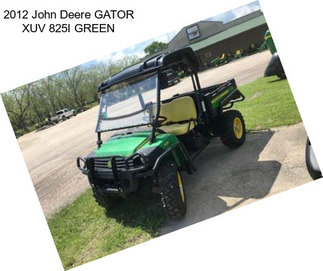 2012 John Deere GATOR XUV 825I GREEN