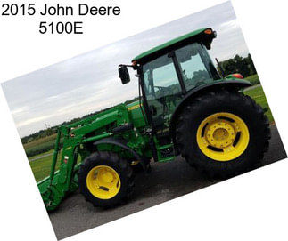 2015 John Deere 5100E