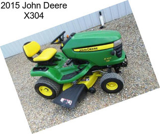 2015 John Deere X304