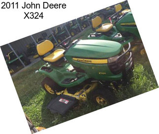 2011 John Deere X324