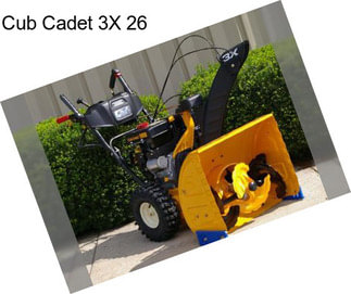 Cub Cadet 3X 26