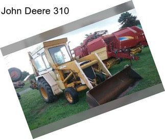 John Deere 310