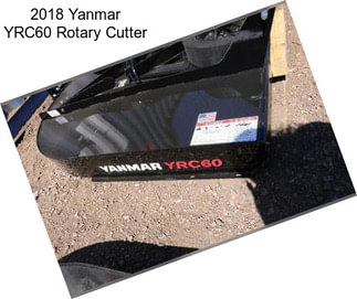 2018 Yanmar YRC60 Rotary Cutter