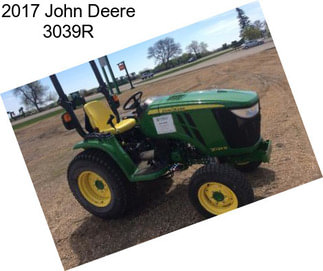 2017 John Deere 3039R