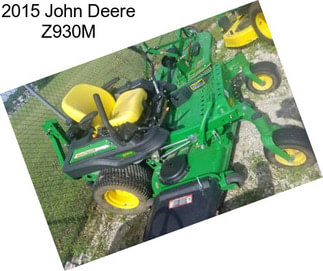 2015 John Deere Z930M