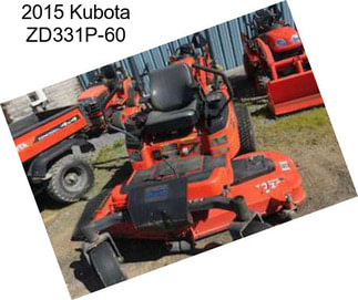 2015 Kubota ZD331P-60