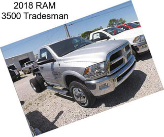 2018 RAM 3500 Tradesman