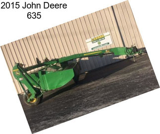 2015 John Deere 635