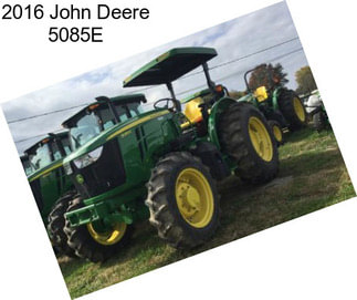 2016 John Deere 5085E