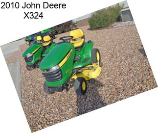 2010 John Deere X324