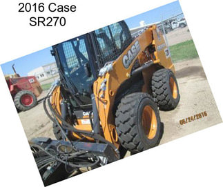 2016 Case SR270