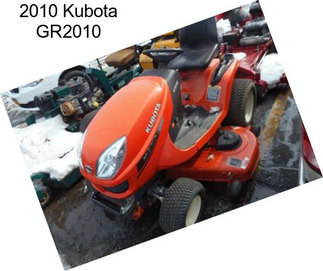 2010 Kubota GR2010