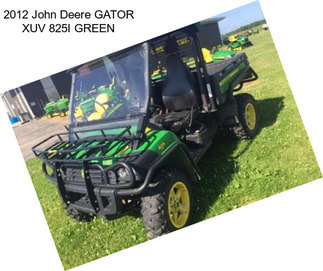 2012 John Deere GATOR XUV 825I GREEN