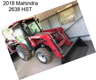 2018 Mahindra 2638 HST