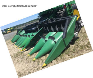 2009 Geringhoff ROTA-DISC 1230F