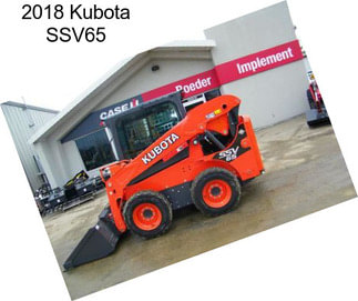 2018 Kubota SSV65