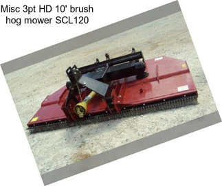 Misc 3pt HD 10\' brush hog mower SCL120