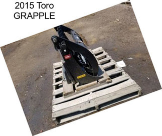 2015 Toro GRAPPLE
