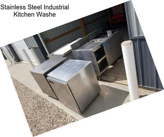 Stainless Steel Industrial Kitchen Washe