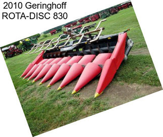 2010 Geringhoff ROTA-DISC 830