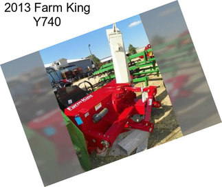 2013 Farm King Y740