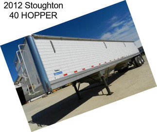 2012 Stoughton 40 HOPPER