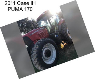 2011 Case IH PUMA 170