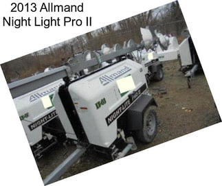 2013 Allmand Night Light Pro II