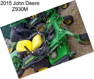 2015 John Deere Z930M