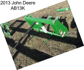 2013 John Deere AB13K