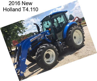 2016 New Holland T4.110