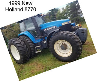 1999 New Holland 8770