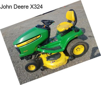 John Deere X324