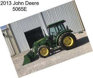 2013 John Deere 5065E