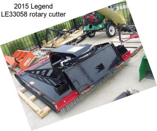 2015 Legend LE33058 rotary cutter