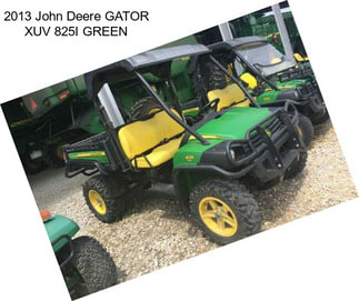 2013 John Deere GATOR XUV 825I GREEN