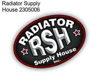 Radiator Supply House 2305006