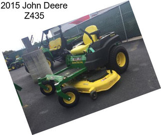 2015 John Deere Z435