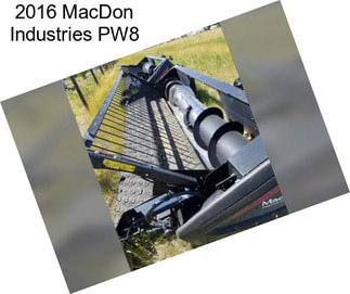 2016 MacDon Industries PW8