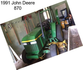 1991 John Deere 870