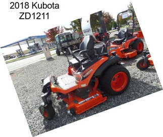 2018 Kubota ZD1211